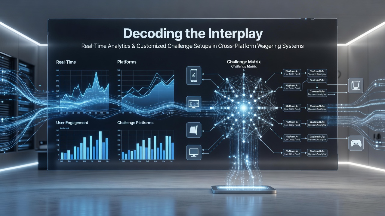 Real-time analytics dashboard displaying user behavior patterns across multiple wagering platforms